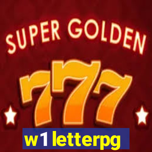 w1 letterpg
